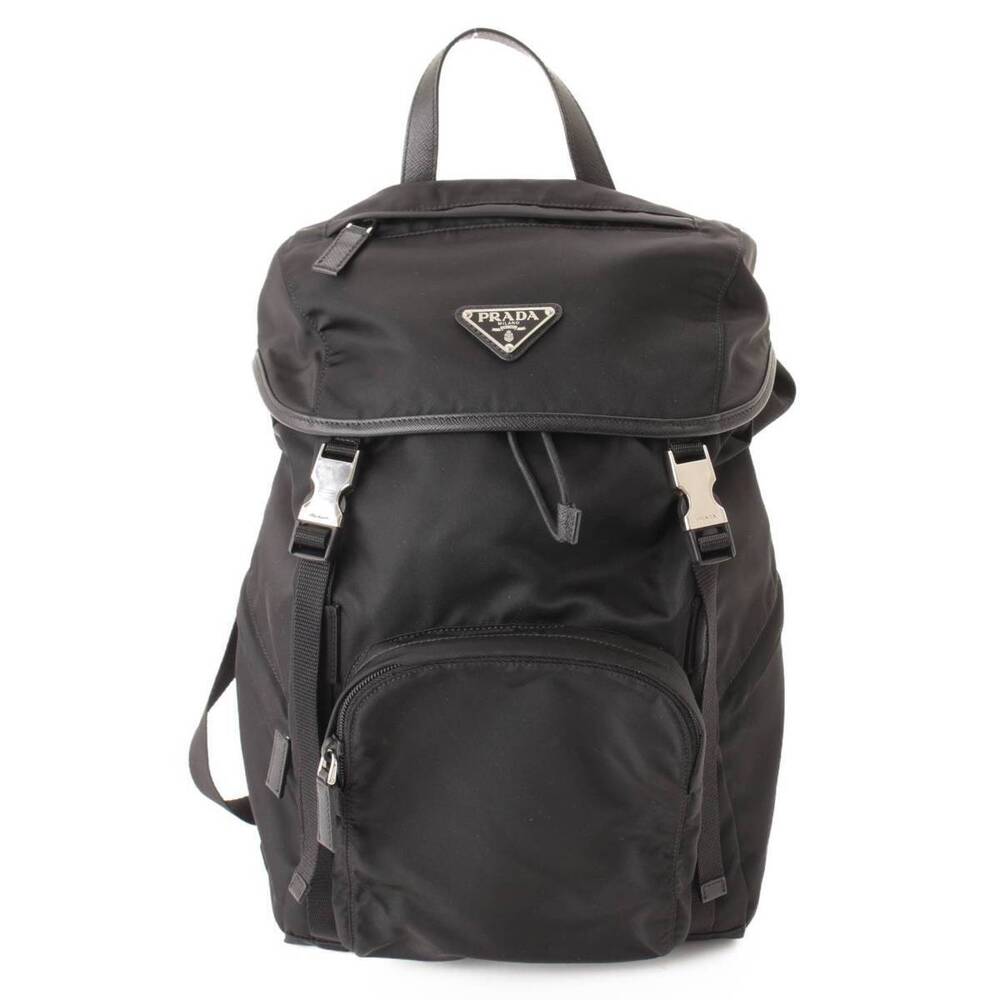 Prada Backpack Black Tessuto VELA - Picture 2 of 9